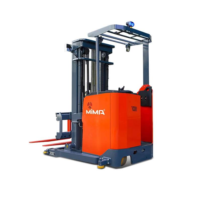 0.8T Stand-on Electric 3-way Pallet Stacker MC08